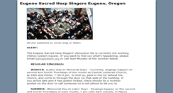 Desktop Screenshot of eugenesacredharp.org